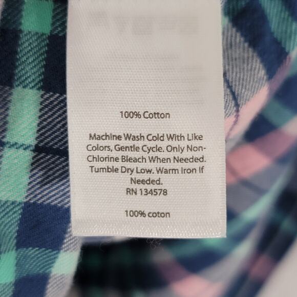 Vineyard Vines- NWT- Women's Plaid long sleeve dress- size 4 - Picture 5 of 9